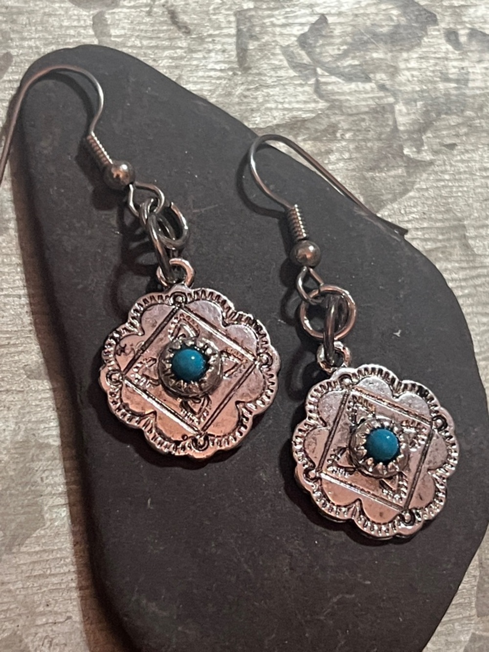 Southwest Flare Pendant Earrings.